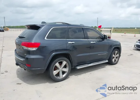 2014 Jeep Grand Cherokee Overland z USA, uszkodzony, nr VIN 1C4RJECTXEC213650